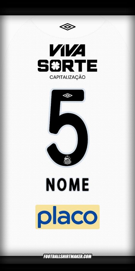 Camisola Santos FC 2025/2026 -  nome - 5