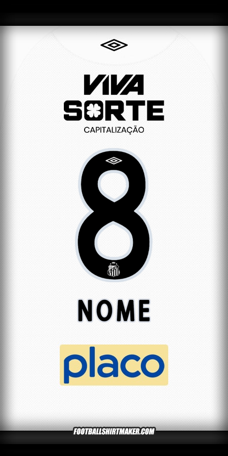Camisa Santos FC 2025/2026 -  nome - 8