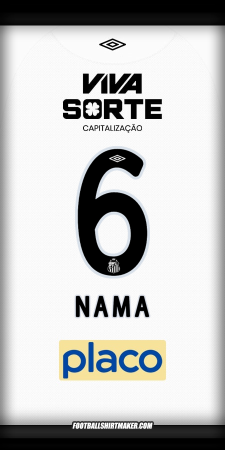 Jersey Santos FC 2025/2026 -  nama - 6