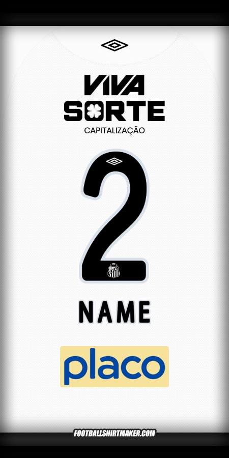 Jersey Santos FC 2025/2026 -  name - 2
