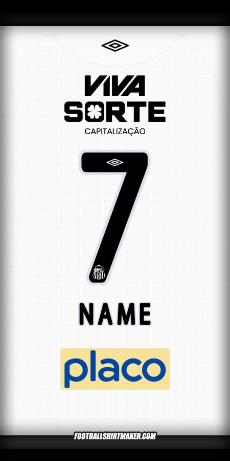 Trikot Santos FC 2025/2026 -  name - 7