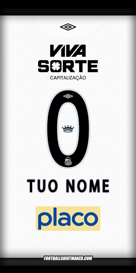 Maglia Santos FC 2025/2026 -  tuo nome - 0