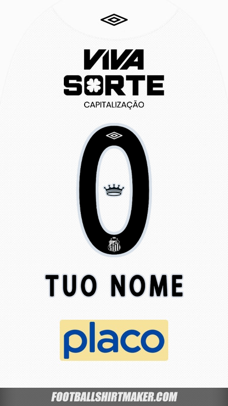 Maglia Santos FC 2025/2026 -  tuo nome - 0