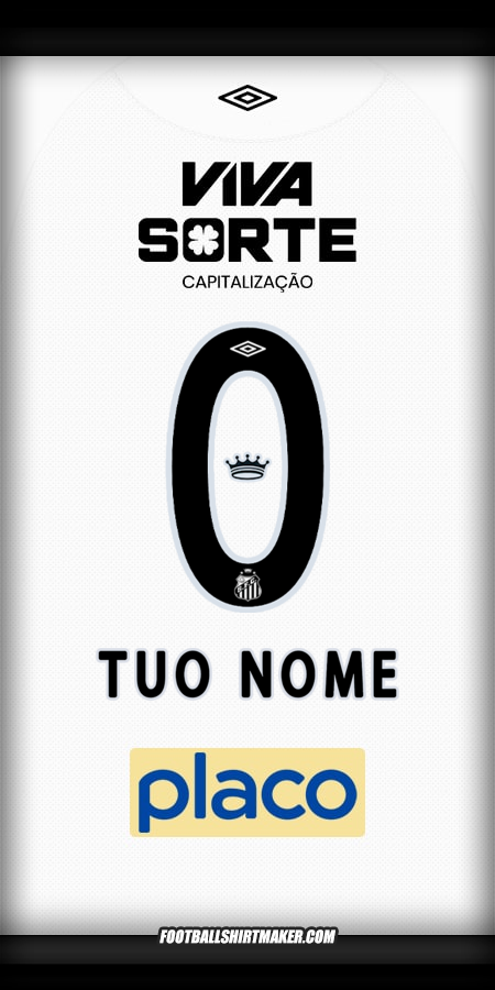 Maglia Santos FC 2025/2026 -  tuo nome - 0