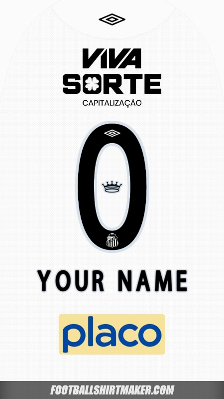 Shirt Santos FC 2025/2026 -  your name - 0