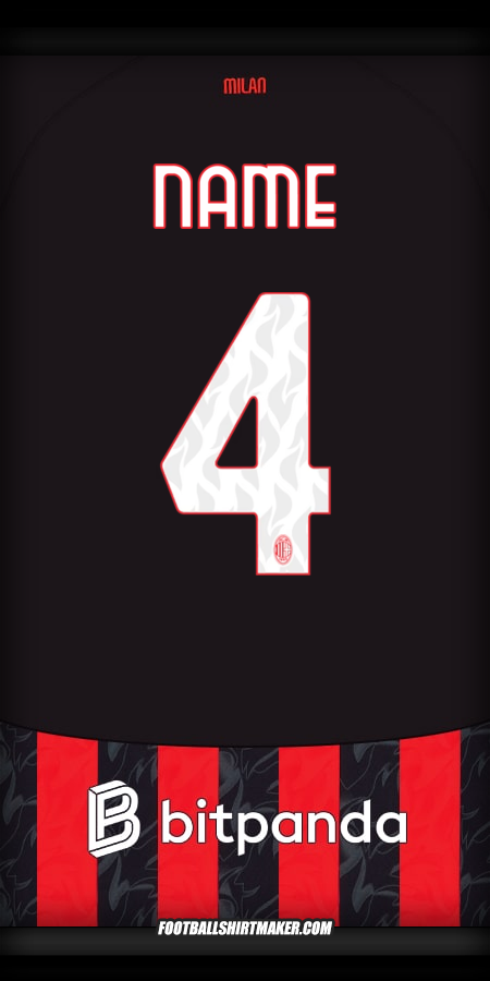 Shirt AC Milan 2025/2026 -  name - 4