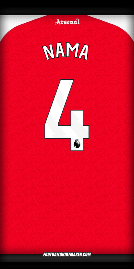 Jersey Arsenal 2025/2026 -  nama - 4