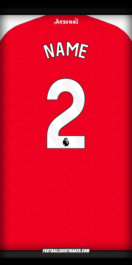 Trikot Arsenal 2025/2026 -  name - 2