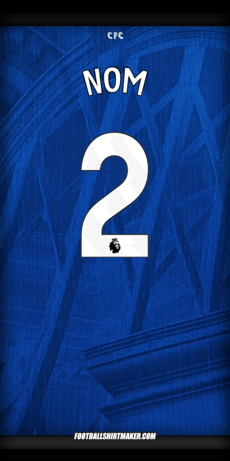 Maillot Chelsea 2025/2026 -  nom - 2