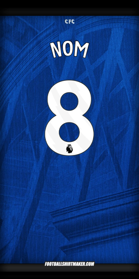 Maillot Chelsea 2025/2026 -  nom - 8