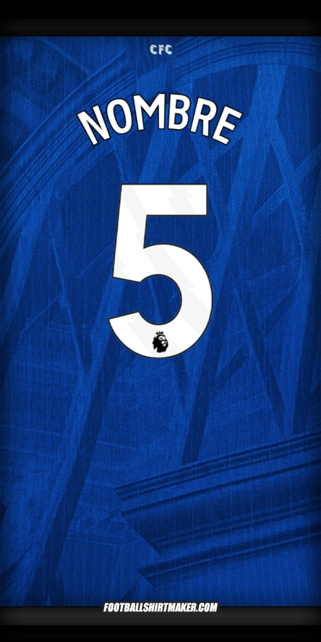 Jersey Chelsea 2025/2026 -  nombre - 5