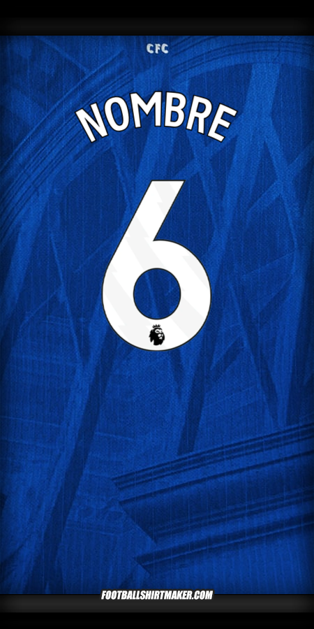 Jersey Chelsea 2025/2026 -  nombre - 6