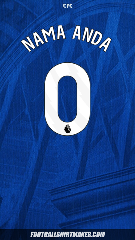 Jersey Chelsea 2025/2026 -  nama anda - 0