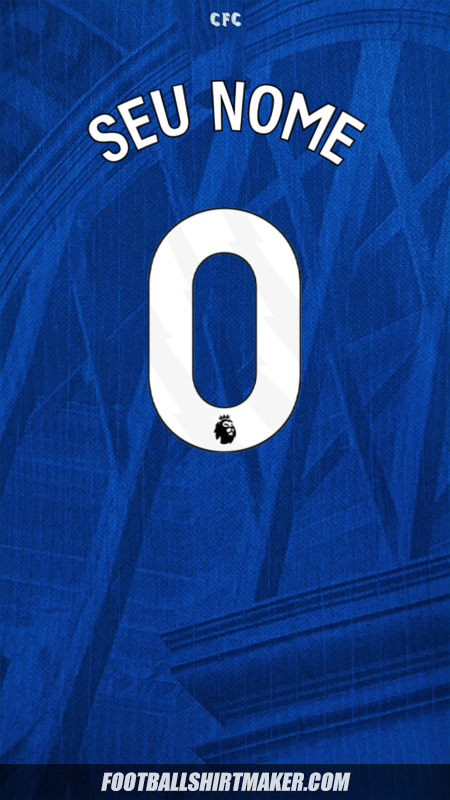 Camisa Chelsea 2025/2026 -  seu nome - 0