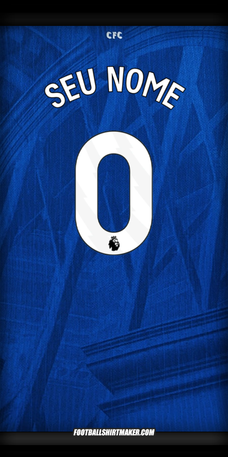 Camisa Chelsea 2025/2026 -  seu nome - 0
