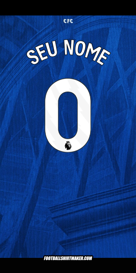 Camisa Chelsea 2025/2026 -  seu nome - 0