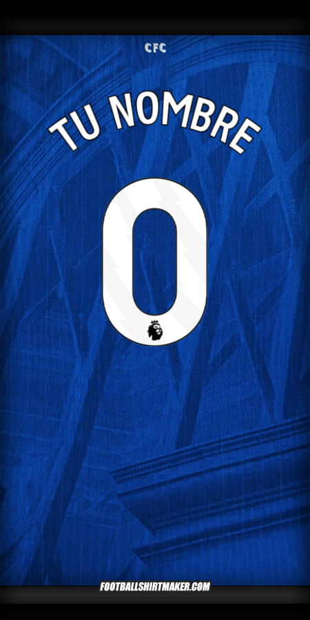 Jersey Chelsea 2025/2026 -  tu nombre - 0