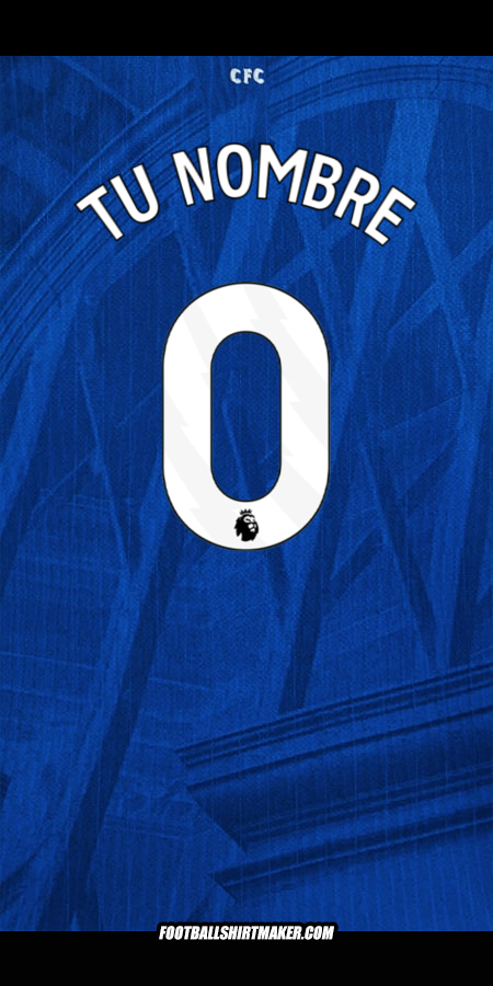 Camiseta Chelsea 2025/2026 -  tu nombre - 0