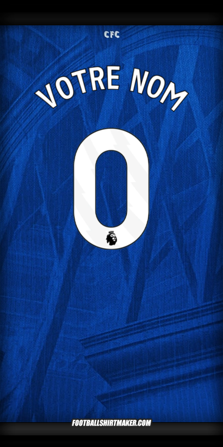 Maillot Chelsea 2025/2026 -  votre nom - 0