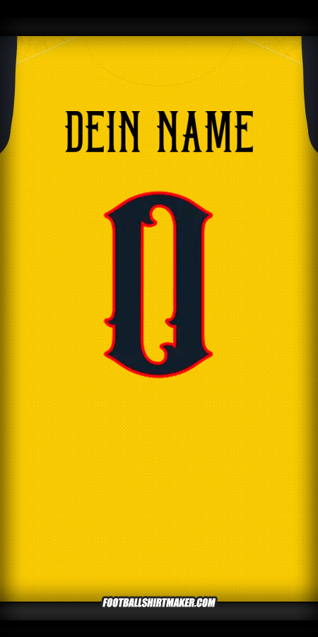 Trikot Ecuador 2025 Centenario -  dein name - 0
