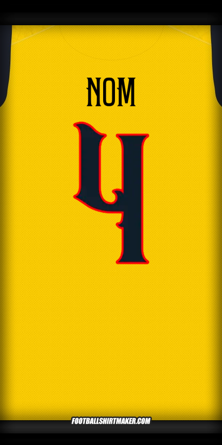 Maillot Équateur Centenaire 2025 -  nom - 4