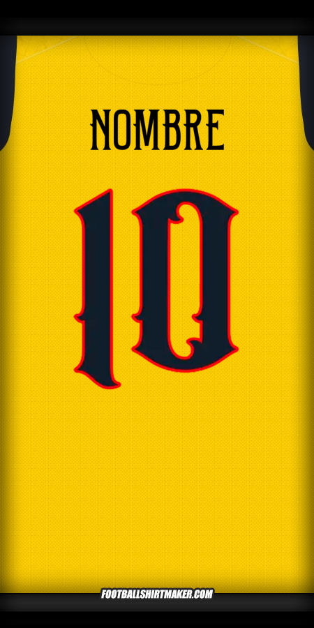 Jersey Ecuador Centenario 2025 -  nombre - 10