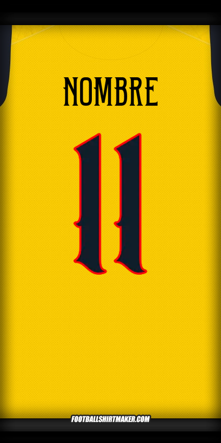 Jersey Ecuador Centenario 2025 -  nombre - 11