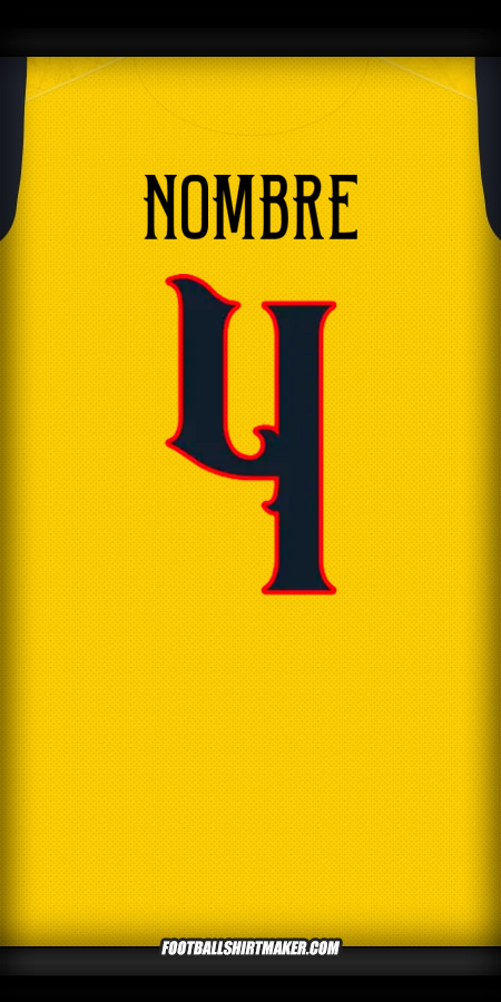 Jersey Ecuador Centenario 2025 -  nombre - 4