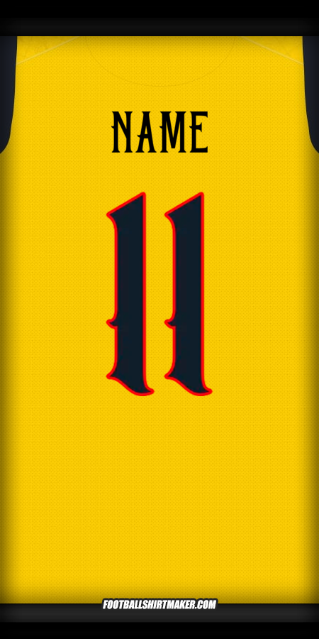Jersey Ecuador Centennial 2025 -  name - 11