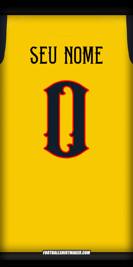 Camisa Equador Centenario 2025 -  seu nome - 0