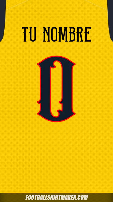 Camiseta Ecuador 2025 Centenario -  tu nombre - 0