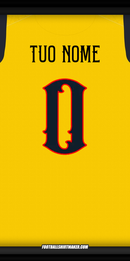 Maglia Ecuador 2025 Centenario -  tuo nome - 0