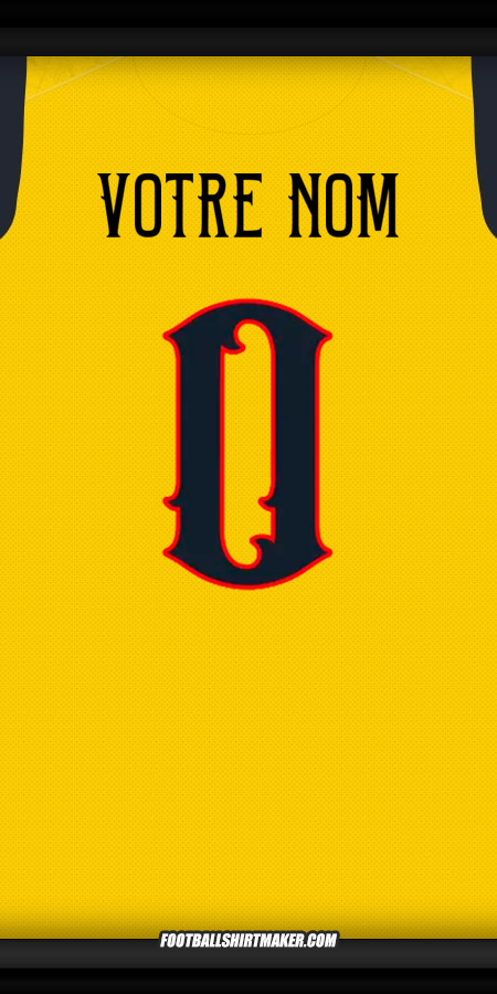 Maillot Équateur 2025 Centenario -  votre nom - 0