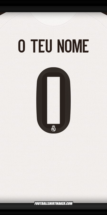 Camisola Real Madrid CF 2025/2026 Cup -  o teu nome - 0