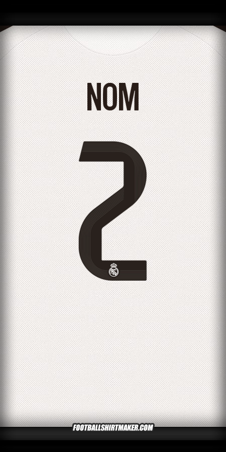 Maillot Real Madrid CF Cup 2025/2026 -  nom - 2
