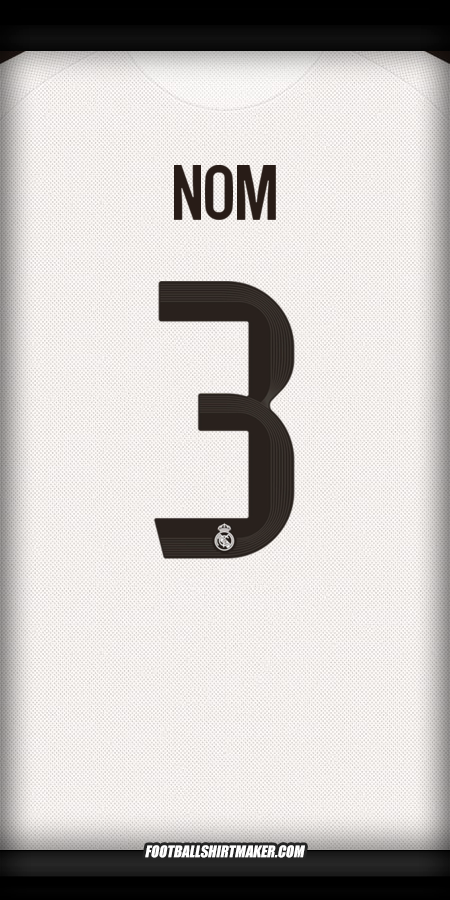 Maillot Real Madrid CF Cup 2025/2026 -  nom - 3