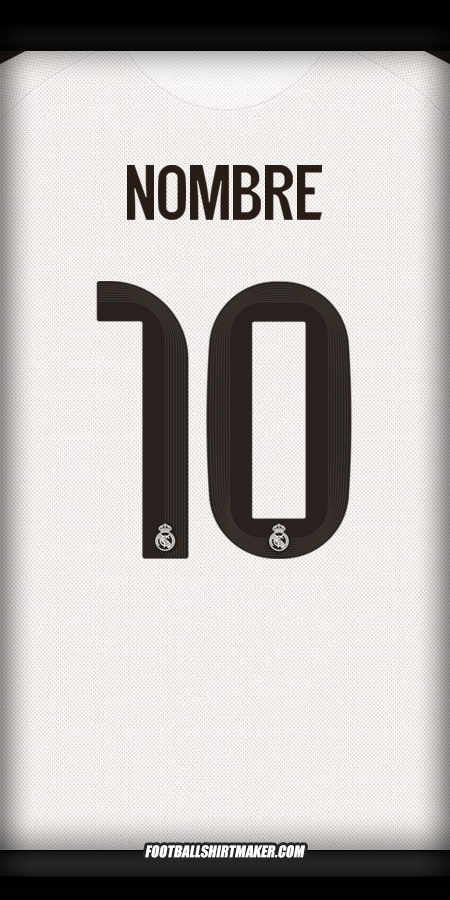 Jersey Real Madrid CF Cup 2025/2026 -  nombre - 10