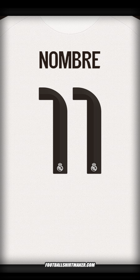 Jersey Real Madrid CF Cup 2025/2026 -  nombre - 11