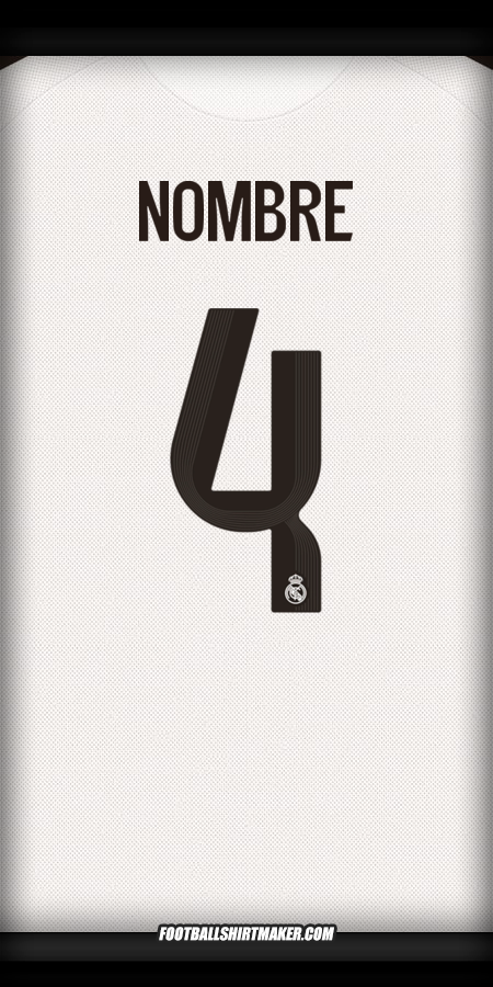 Jersey Real Madrid CF Cup 2025/2026 -  nombre - 4