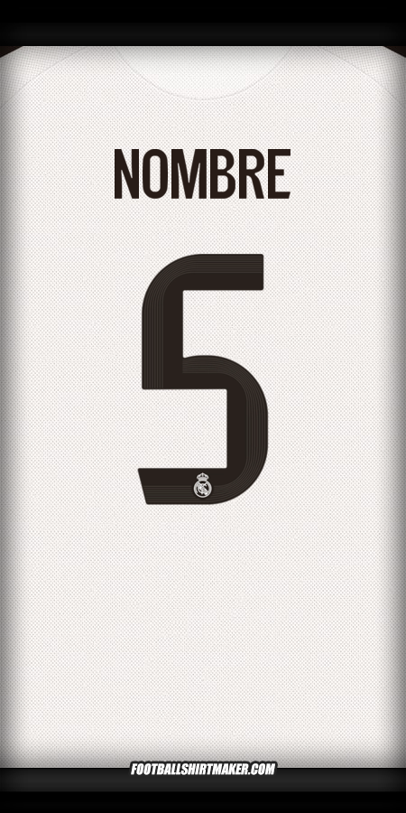 Jersey Real Madrid CF Cup 2025/2026 -  nombre - 5