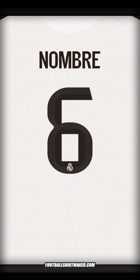 Camiseta Real Madrid CF Cup 2025/2026 -  nombre - 6