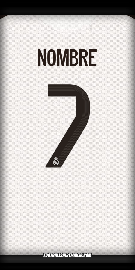 Camiseta Real Madrid CF Cup 2025/2026 -  nombre - 7
