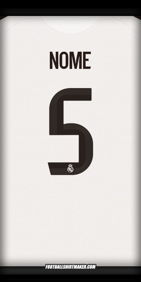 Camisa Real Madrid CF Cup 2025/2026 -  nome - 5