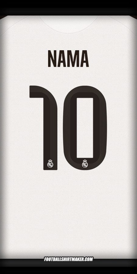 Jersey Real Madrid CF Cup 2025/2026 -  nama - 10