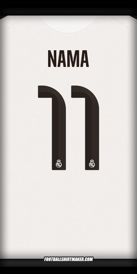 Jersey Real Madrid CF Cup 2025/2026 -  nama - 11