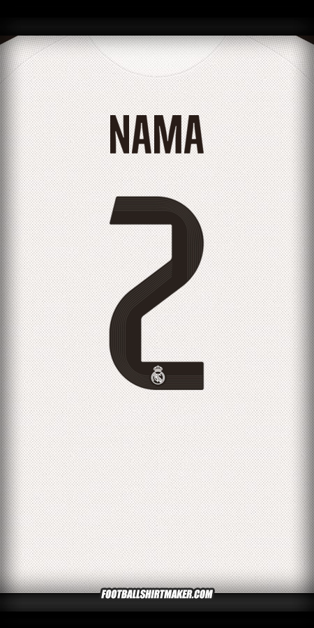 Jersey Real Madrid CF Cup 2025/2026 -  nama - 2