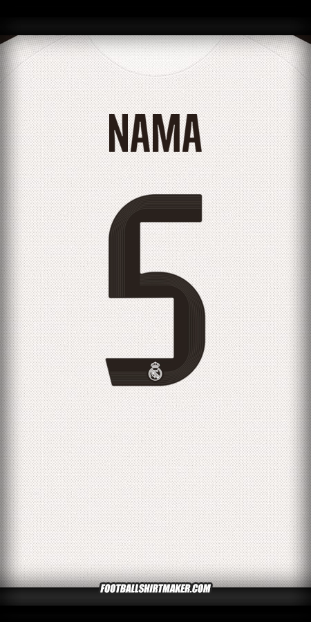 Jersey Real Madrid CF Cup 2025/2026 -  nama - 5