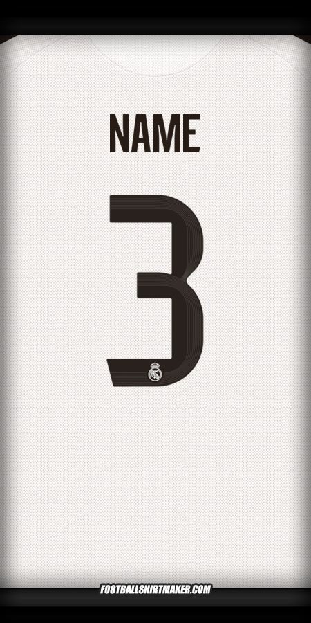 Trikot Real Madrid CF Cup 2025/2026 -  name - 3