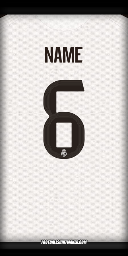 Trikot Real Madrid CF Cup 2025/2026 -  name - 6