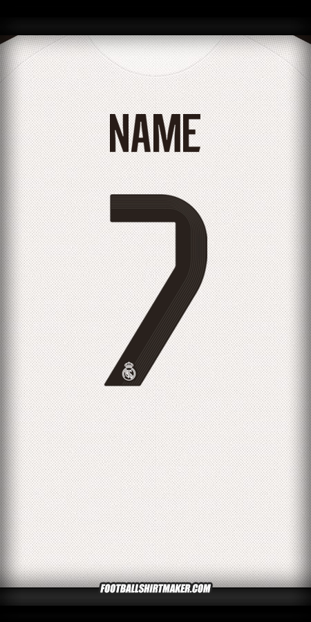 Shirt Real Madrid CF Cup 2025/2026 -  name - 7